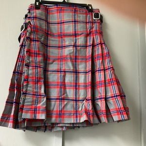 Vintage Authentic Atlanta Kilts Tartan Kilt Wool Scottish Size 33 VGUC